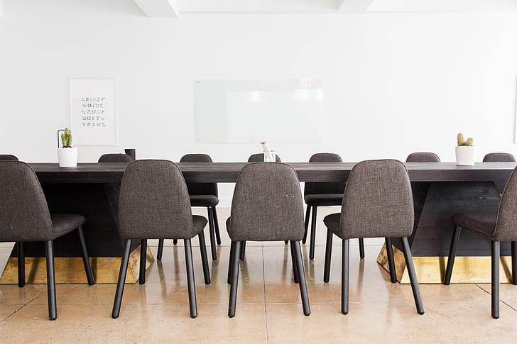 Empty meeting room