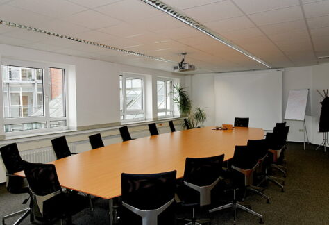 Empty meeting room